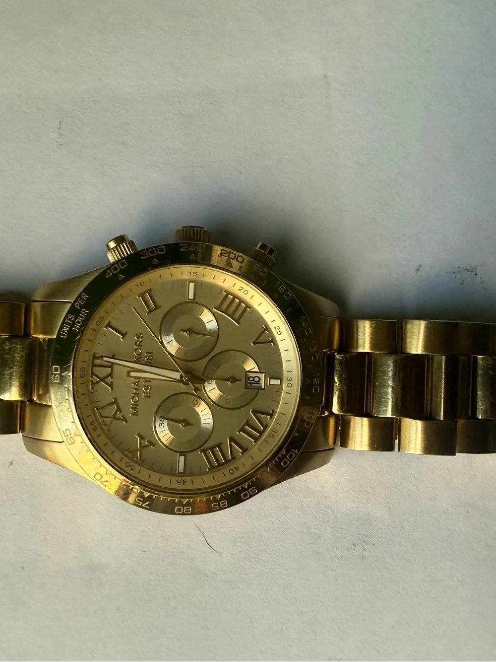 Micheal Kors Solid Gold Watch